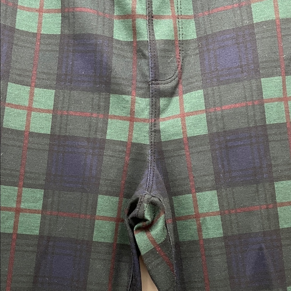 Sanctuary x Anthropologie Green Plaid Leggings - Size Medium - Picture 4 of 16